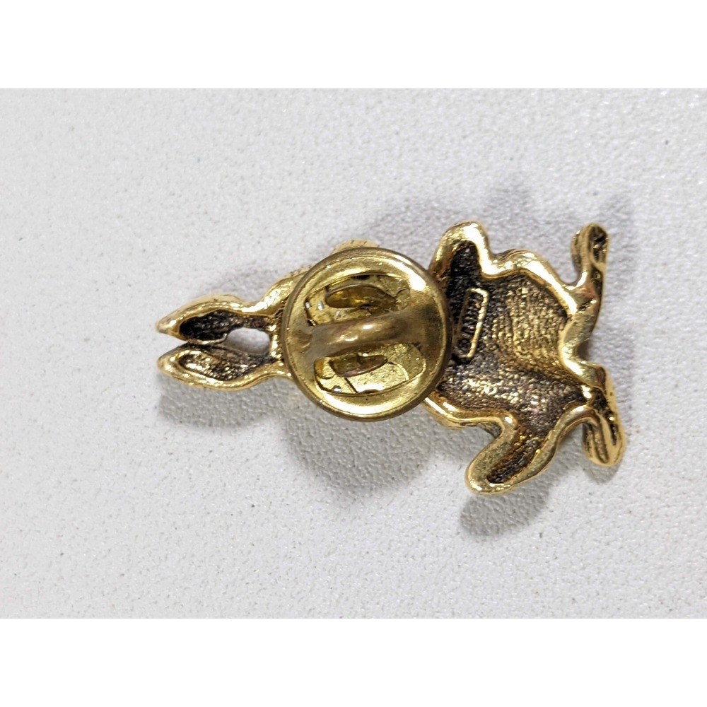 Vintage Camco Gold Tone Bunny Rabbit Easter Lapel Pin Brooch Small - Picture 3 of 5